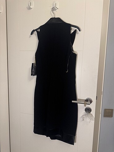 siyah kısa elbise - Görsel 4