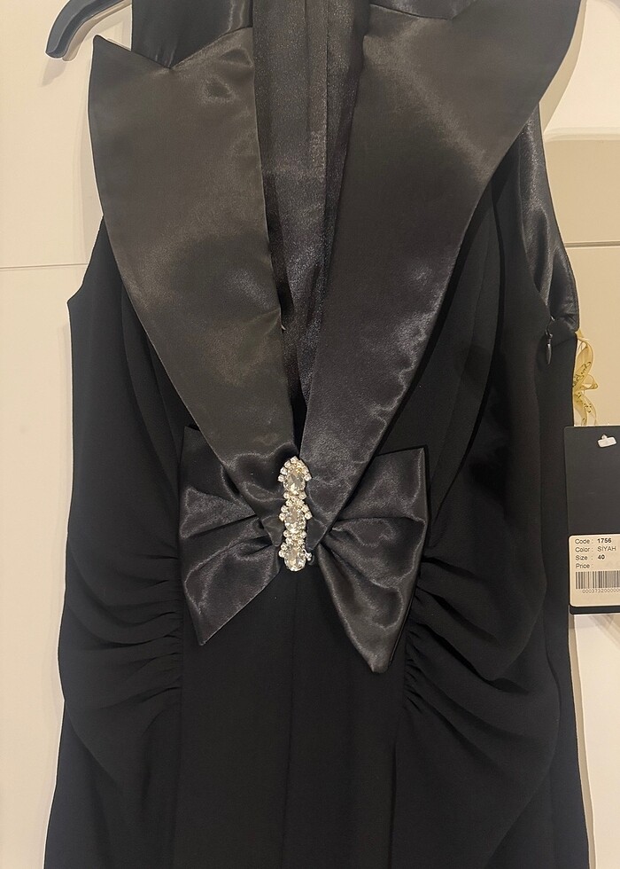 siyah kısa elbise - Görsel 2