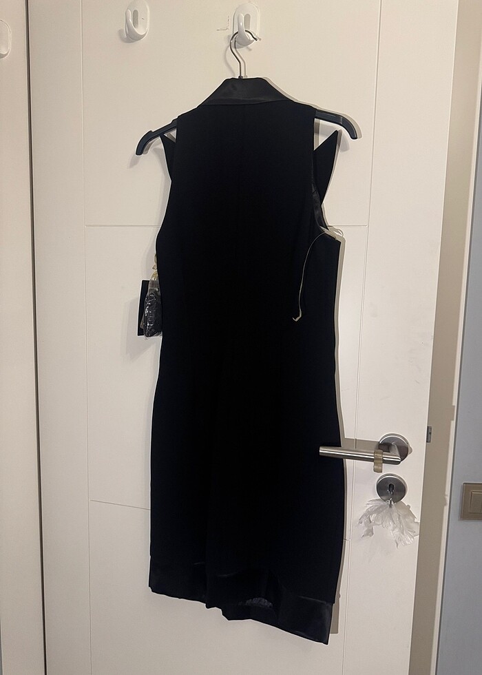 siyah kısa elbise - Görsel 4
