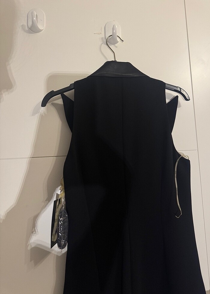 siyah kısa elbise - Görsel 5