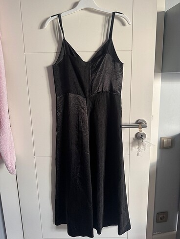 Zara saten zara elbise