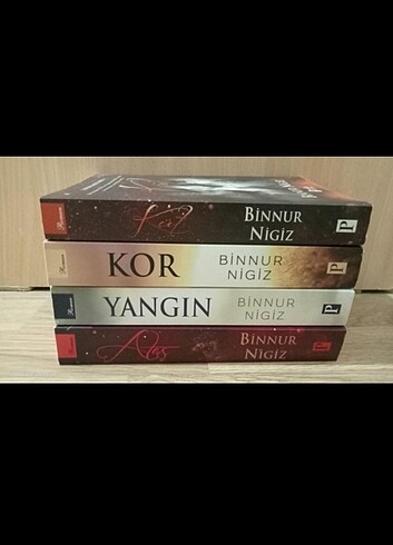 Binnur nigiz kitapları yangın mavisi serisi