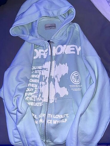 mmml baby blue zipper