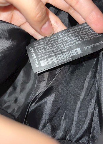 xs Beden siyah Renk Düğmeli Siyah Midi Kadın Ceket
