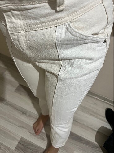 xs Beden Çift renk pantolon