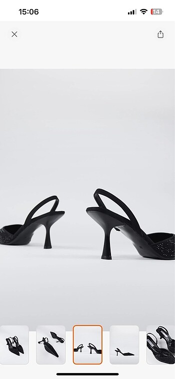 36 Beden siyah Renk Kısa topuklu stiletto
