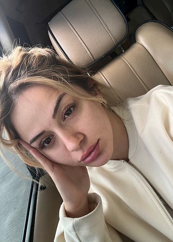 Düğmeli Beyaz Kadın Ceket - Görsel 8