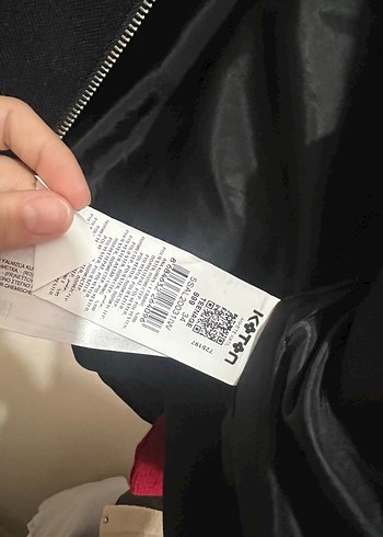 Siyah Fermuarlı Midi Kadın Ceket - Görsel 3