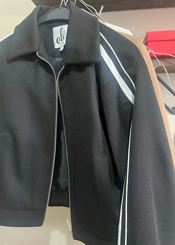 Siyah Fermuarlı Midi Kadın Ceket - Görsel 4