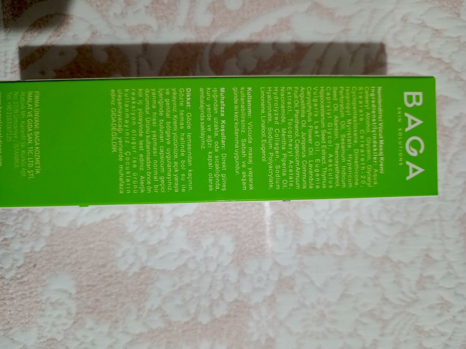 Nemlendirici Vücut Masaj Kremi - Görsel 3