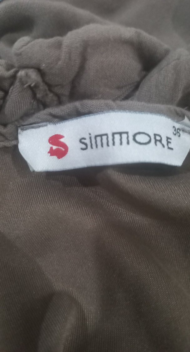 Gri Midi elbise - Görsel 3