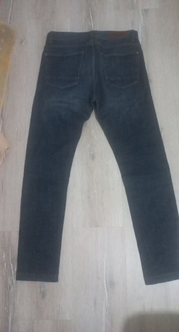 Erkek Lacivert Denim Regular Fit Jean - Görsel 2
