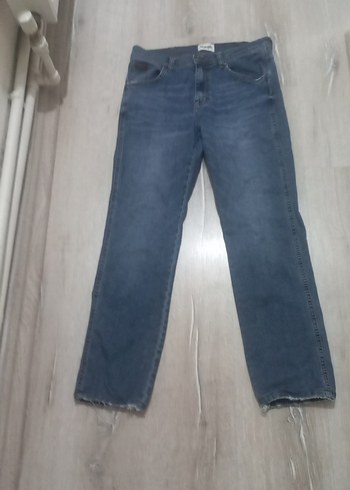 Wrangler Koyu Mavi Rahat Kesim Jean Pantolon