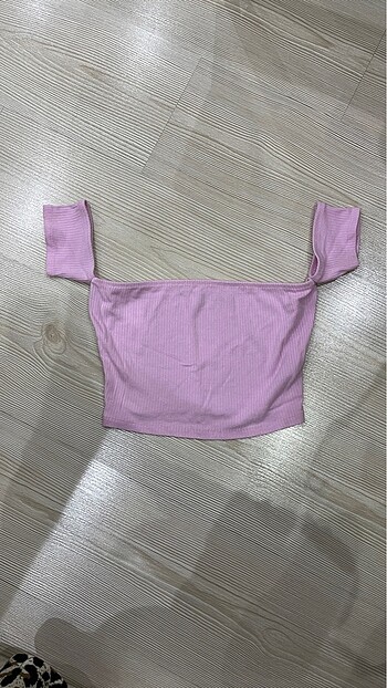 Bershka Pembe crop