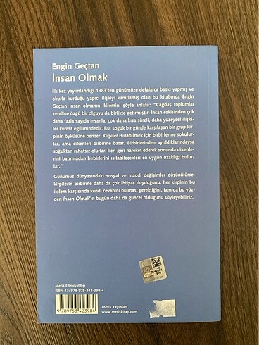 Beden İnsan Olmak - Engin Geçtan
