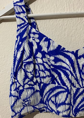 Koton  Bağlama Desenli Bohem Mini Bustiyer - Görsel 3