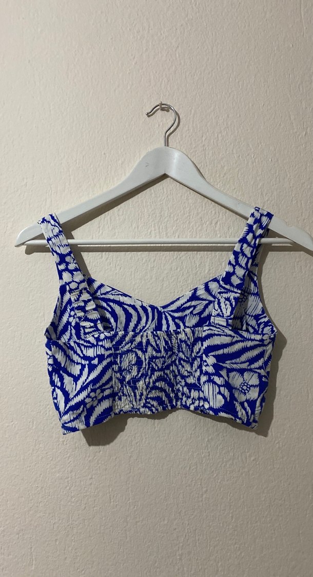 Koton  Bağlama Desenli Bohem Mini Bustiyer - Görsel 4