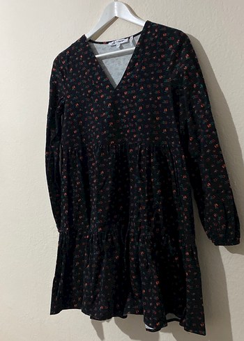 Koton Çiçek Desenli Bohem Uzun Kollu Midi Elbise - Görsel 4