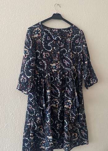 Clandestino Hamile Bohem Çok Renkli Desenli Elbise - Görsel 2