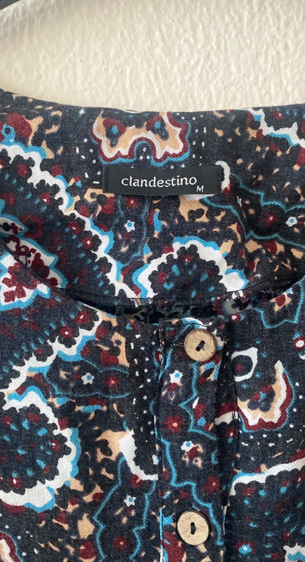 Clandestino Hamile Bohem Çok Renkli Desenli Elbise - Görsel 3