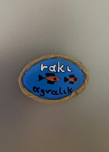 Mavi Rake Tasarımlı Ayvalık Magnet - Görsel 2