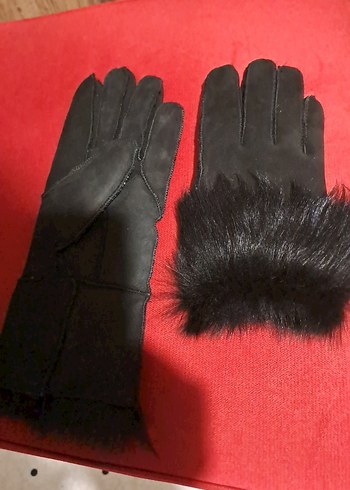 deri içi tamamen tüylü eldiven - Görsel 2