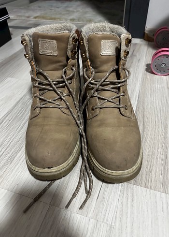 Lumberjack Kahverengi Deri Bilek Boy Bot