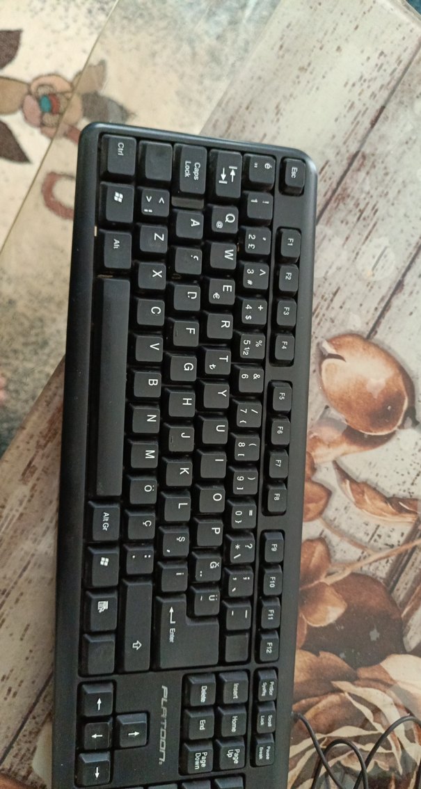 Kablolu Siyah Siyah Klavye - Görsel 4