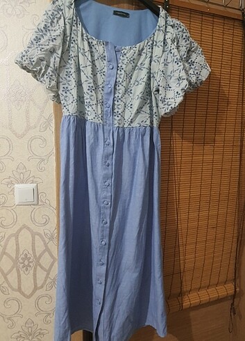 Trendyol & Milla Mavi fısto elbise