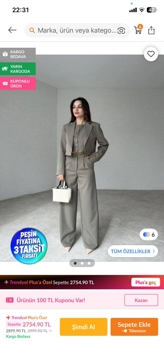 Mint yeşili Kadın Takım - Görsel 3