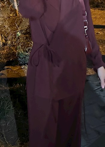 Bordo Kadın Ceket Takım - Görsel 2