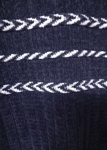 Siyah Örgü Kadın Triko Kazak - Görsel 2