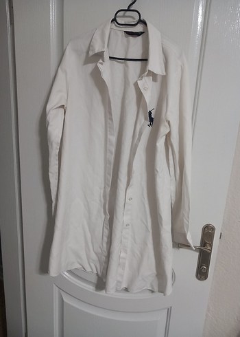 Velcro detaylı beyaz erkek kısa kollu gömlek - Görsel 3