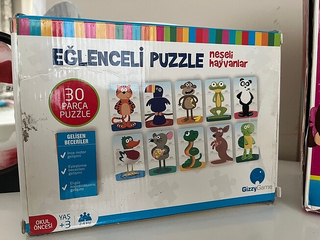 Seamlife Üç kutu puzzle yapboz seti