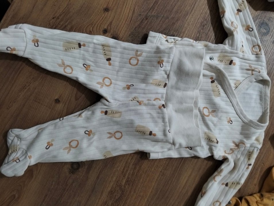 Bebek Erkek Uzun Kollu Pamuklu Body - Görsel 2