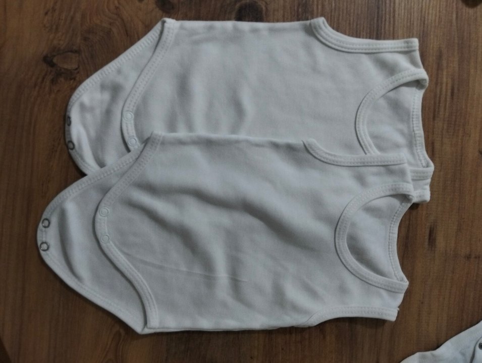 Erkek Bebek Kolsuz Pamuklu Çıtçıtlı Body - Görsel 2