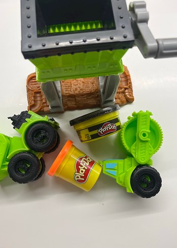 Play doh Oyun hamur Çöp Kamyonu Seti