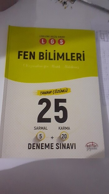 8.sınıf 25li fen bilimleri denemesi 