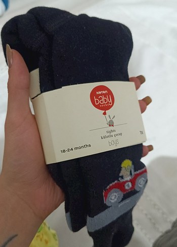 Erkek Bebek Siyah Baskılı Çorap - Görsel 2