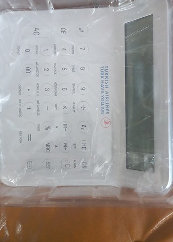 Turkish Airlines Dijital Hesap Makinesi - Görsel 2