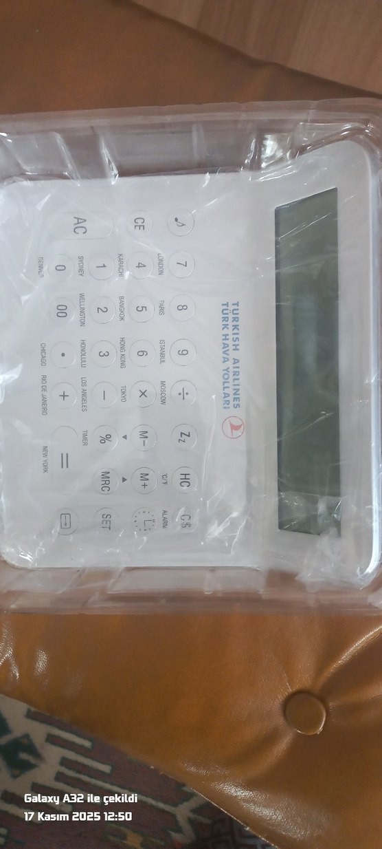 Turkish Airlines Dijital Hesap Makinesi - Görsel 2