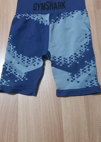 tayt mavi Parlak Streç tayt - Görsel 2