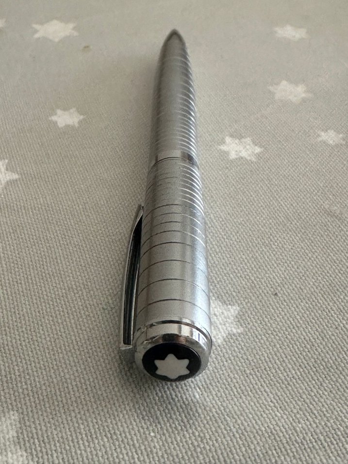 Tükenmez Kalem gri metal - Görsel 3