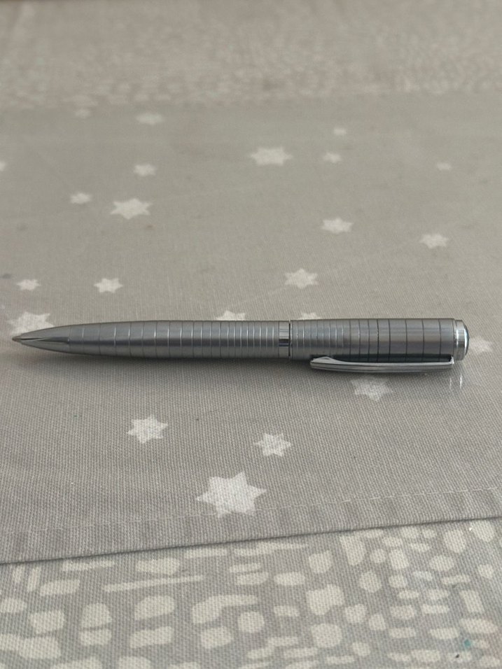 Tükenmez Kalem gri metal - Görsel 2