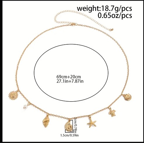 Deniz ürünlü vücut zincir - Görsel 4