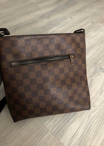 Zara Kahverengi Kareli Kadın Deri Çapraz Çanta