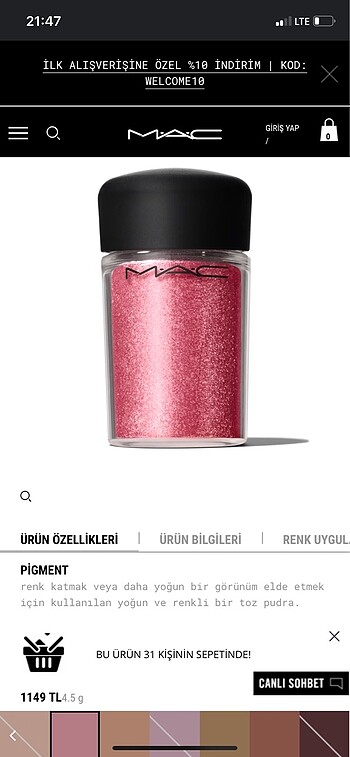 Mac Pigment