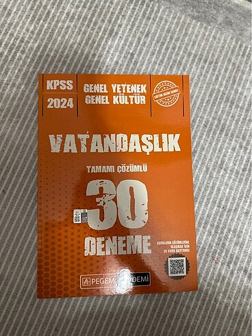 Pegem KPSS Vatandaşlık Deneme
