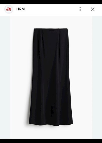 H&M Siyah Uzun Etek