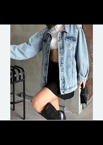 Kadın Denim Ceket - Görsel 2